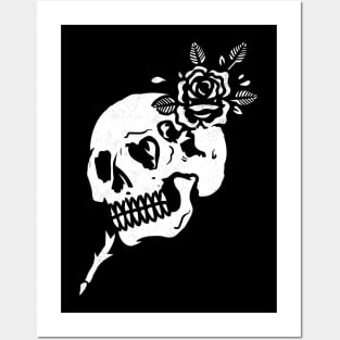 Rose Skull Posters and Art